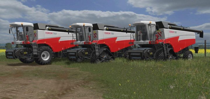 Мод комбайн ROSTSELMASH TORUM PACK V1.0 Фарминг Симулятор 2017