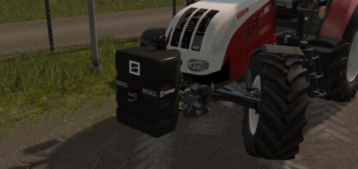Мод противовес SAPHIR ST 800 V1.1 Farming Simulator 2017
