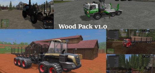 Мод ПАК WOOD PACK V1.1 Farming Simulator 17
