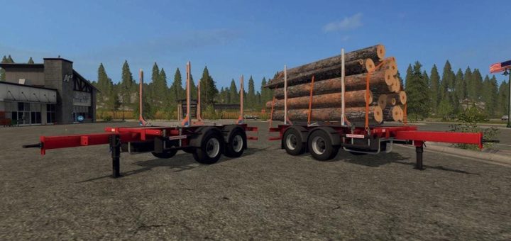 Мод прицеп WOOD SCHWARZMUELLER TANDEM V2.0 FS17