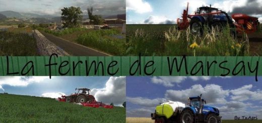 Мод карта FERME DE MARSAY V2.0 Farming Simulator 2017