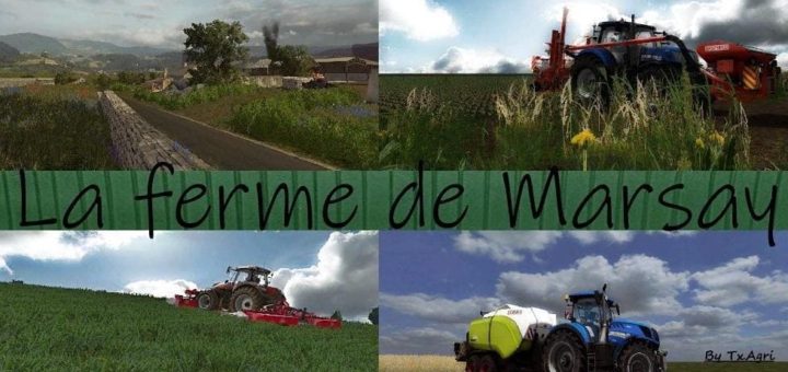 Мод карта FERME DE MARSAY V2.0 Farming Simulator 2017