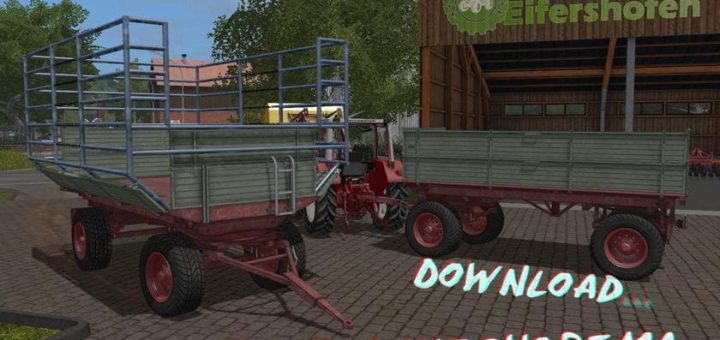 Мод прицеп KRONE EMSLAND BT UAL V1.0.1.0 Farming Simulator 17