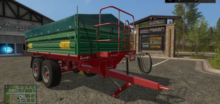 Мод прицеп METAL TRAILER SMALL V1.0 Farming Simulator 2017