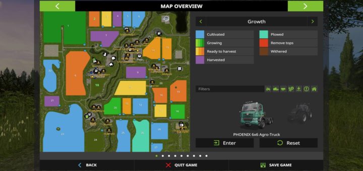 Мод карта Sherwood Park Farm V3.3 Farming Simulator 2017