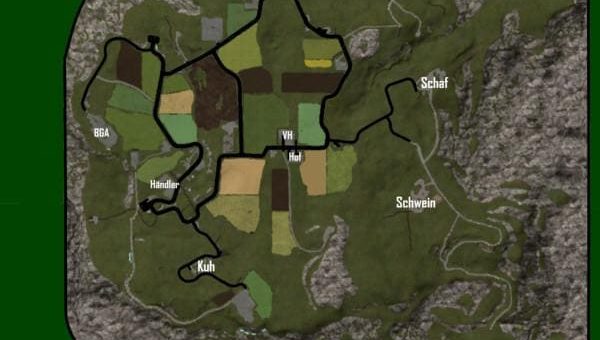 Мод карта STYRIA MOUNTAINS V1.5 Farming Simulator 17