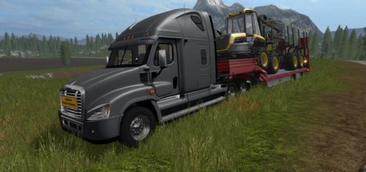 Мод тягач CASCADIA FREIGHTLINER V1.0 Farming Simulator 2017