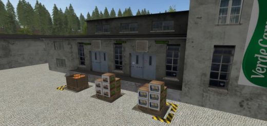 Мод производство DAIRY AGROS PLACEABLE V1.0 Farming Simulator 17