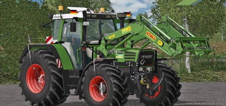 Мод трактор FENDT 500 FAVORIT C SERIES FINAL Farming Simulator 17