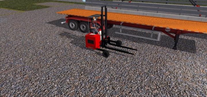 Мод погрузчик Forklift v2.4.7 Farming Simulator 2017