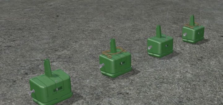 Мод противовес JOHN DEERE FRONT WEIGHT V1.1 Farming Simulator 2017