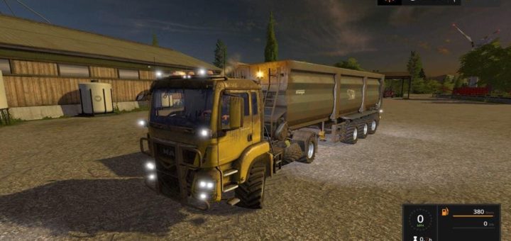 Мод тягач MAN FIELDMASTER V1.0.1.0 Farming Simulator 17