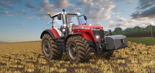Мод трактор MASSEY FERGUSON 8700S V2.1 Farming Simulator 17