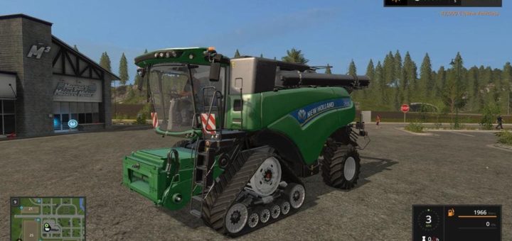 Мод комбайн NEW HOLLAND GREEN EDIT V1.0 FS17