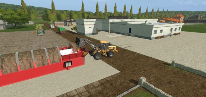 Мод производство мытого картофеля WASHED POTATO PLACEABLE V1.0 FS17
