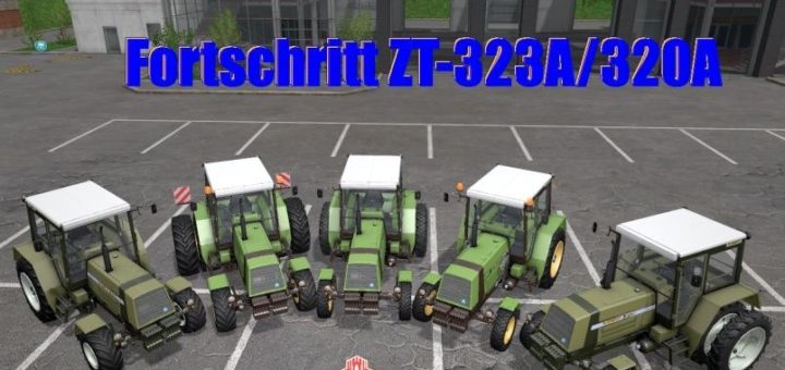 Мод ПАК тракторов Fortschritt ZT-320А/323А v 1.1.1.1 Farming Simulator 2017