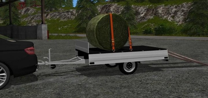 Мод прицеп HUMBAUR 1-AXLE TRAILER V1.0.0.1 Farming Simulator 17