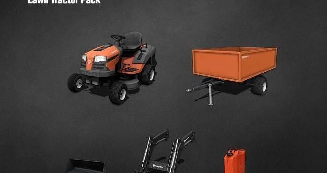 Мод ПАК HUSQVARNA RASENTRAKTOR PACK V1.0 Farming Simulator 2017