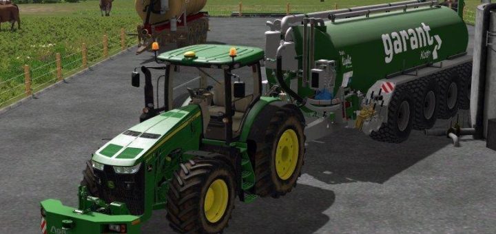 Мод трактор John Deere 8xxxR v 3.5 Farming Simulator 2017
