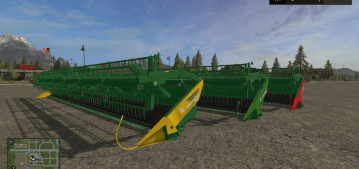 Мод ПАК жаток MIDWEST HEADERS PACK V1.0 Farming Simulator 17