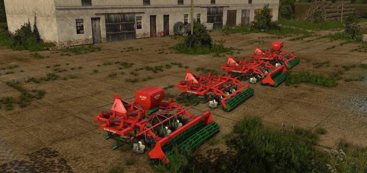 Мод культиватор AGRO-MASZ AP30 V1.0 Farming Simulator 2017