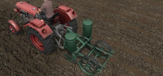 Мод сеялка CLASSIC 2 ROW PLANTER V1.0.0.0 Farming Simulator 2017
