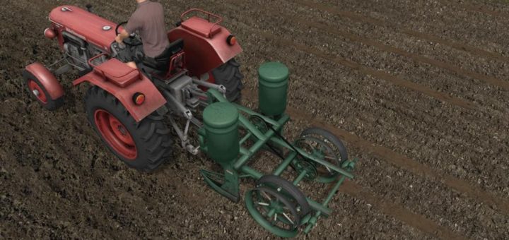 Мод сеялка CLASSIC 2 ROW PLANTER V1.0.0.0 Farming Simulator 2017