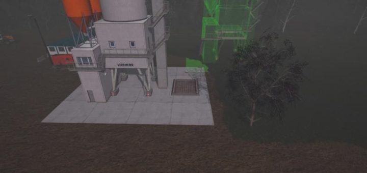 Мод хранилище CONSTRUCTION SITES SILO PLACEABLE V1.0 FS17