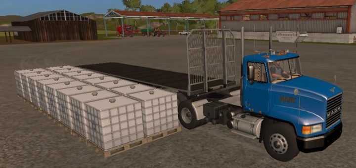 Мод прицеп FLIEGL UNIVERSAL SEMITRAILER UAL V1.1 Farming Simulator 2017