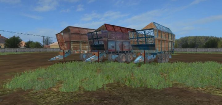 Мод ПАК прицепов FORTSCHRITT T088 PACK V1.0 Farming Simulator 17