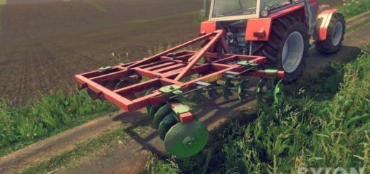 Мод культиватор MARTECH P-315 DISC HARROW V1.0 Farming Simulator 2017