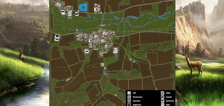 Мод карта STAPPENBACH 17 V1.2.0.0 Farming Simulator 17