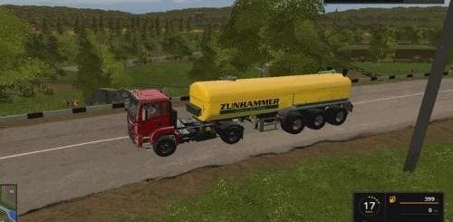 Мод прицеп Zunhammer Zubringer v 1.1 Farming Simulator 2017