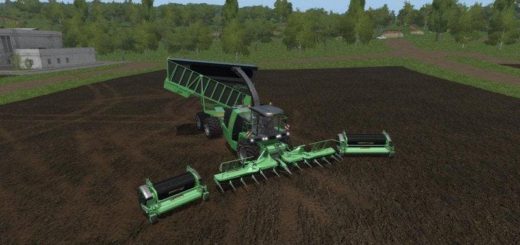 Мод комбайн KRONE BIG X 1100 CARGO V3.0 Farming Simulator 17