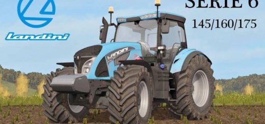 Мод ПАК тракторов LANDINI 6 SERIES V1.1 FINAL Farming Simulator 17