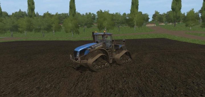 Мод трактор NEW HOLLAND T9565 SMARTTRAX V1.0 Farming Simulator 2017