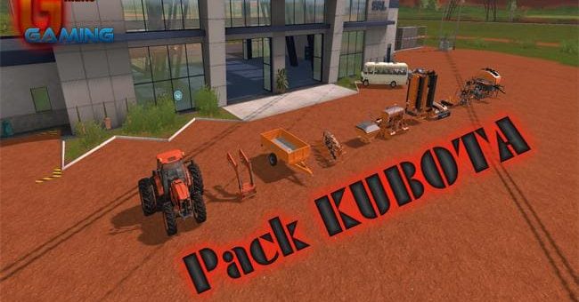 Мод ПАК PACK KUBOTA V1.0.0.1 Farming Simulator 17