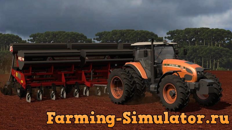 Мод сеялка SEMEATO SOL TOWER15 E VS ROW V1.0 Farming Simulator 17