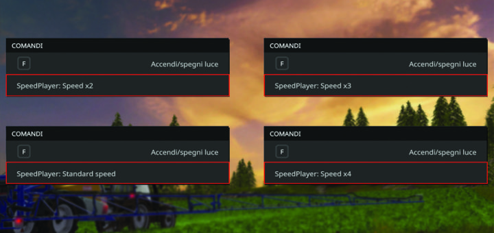 Мод SPEED PLAYER V2.0.0.3 Farming Simulator 2017