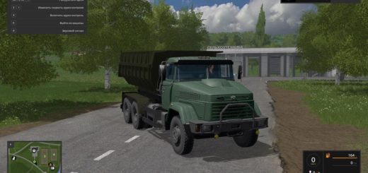 Мод грузовик KРАЗ 65055 v1.0.0.1 by Alex44Rus Фарминг Симулятор 2017