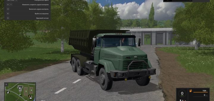 Мод грузовик KРАЗ 65055 v1.0.0.1 by Alex44Rus Фарминг Симулятор 2017