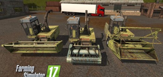 Мод ПАК комбайн Fortschritt E-281 V1.3 Farming Simulator 2017