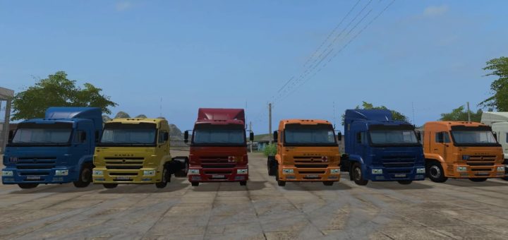 Мод КАМАЗ-5460+ПОЛУПРИЦЕП НЕФАЗ 93341-10-07 ОТ 26.10.18 FS17