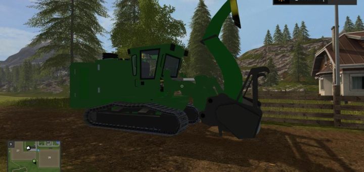 Мод JOHN DEERE CHIPPER V2.0 Farming Simulator 2017