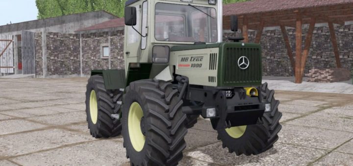 Мод трактор MERCEDES-BENZ TRAC 1000 INTERCOOLER NEUE FELGEN V1.0 FS17