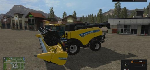 Мод комбайн NEW HOLLAND CR9 90 V1.0.0.0 Farming Simulator 17