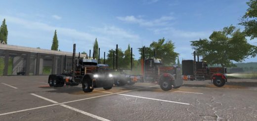 Мод тягач CC PETERBILT 379 V1.0.0.0 Farming Simulator 2017
