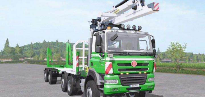 Мод грузовик TATRA PHOENIX T158 TIMBER TRUCK V1.0 FS17