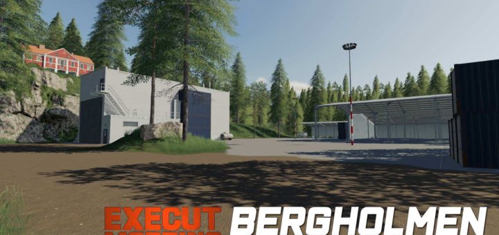 Мод карта Bergholmen Hardcore Forestry FS19