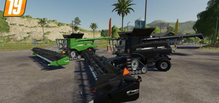 Мод комбайн Case AxialFlow 9240 Set Farbwahl v1.0 FS19